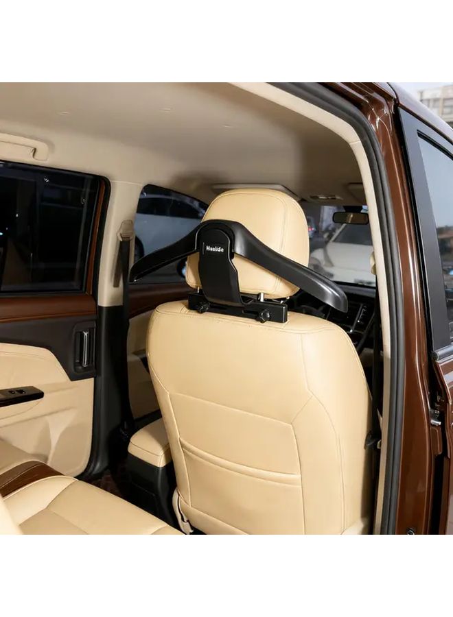 Multifunctional Retractable Black Car Hanger Seat Back Organizer Adjustable Storage - Image 3