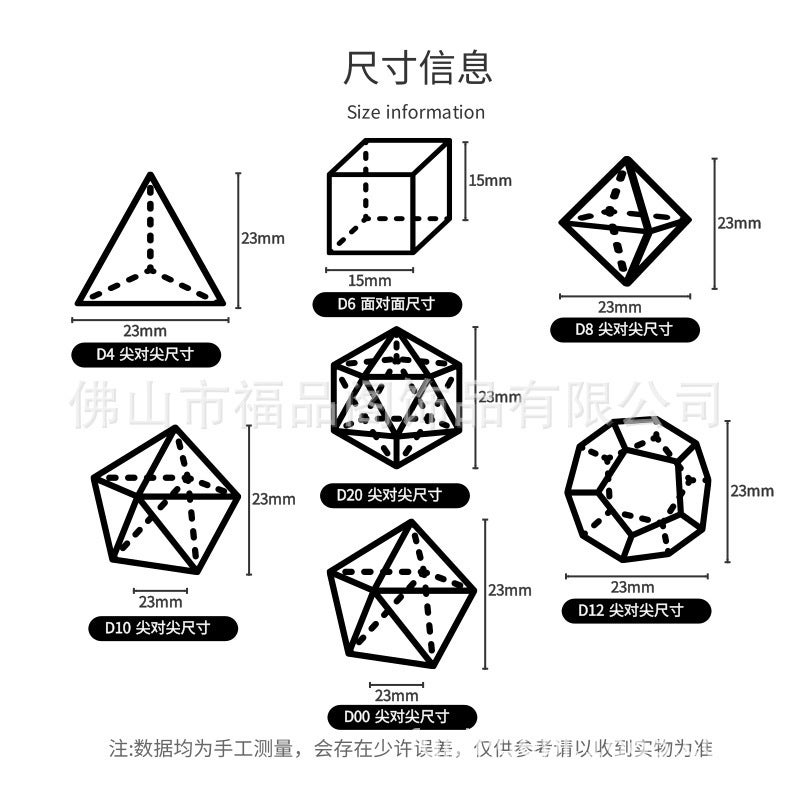 Synthetic Black Cat'S Eye Stone Polyhedral Dice Set With Engraved Numbers Dungeons & Dragons 7-Piece Dice Set Z02 - Image 4
