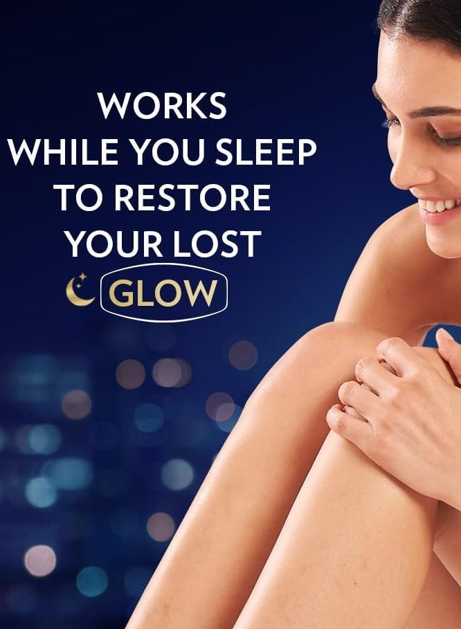 Vaseline Healthy Bright Gluta-Hya Night Lotion 300ml - Skin Brightening Body Lotion with Glutathione & Hyaluronic Acid - For Even Tone & Deep Hydration - Image 2