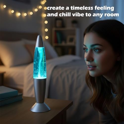 KARP 13.5 Inch (Rocket Shap Lamp) | RGB 7-Color Night Light | Spinning Tornado Effect | USB & Battery Slot (Batteries Not Included) | Lightweight Plastic | Ambient Lamp & Gift for Home Decor & Office - Image 2