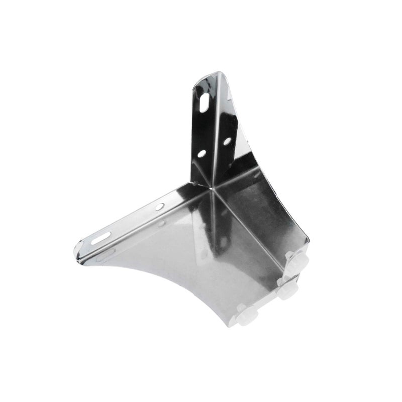 Geesatis 10 Cm / 4 Inch Chrome Furniture Legs Sofa Cabinet Closet Table Feet Replacement, With Mounting Screws, 4 Pcs - Image 4