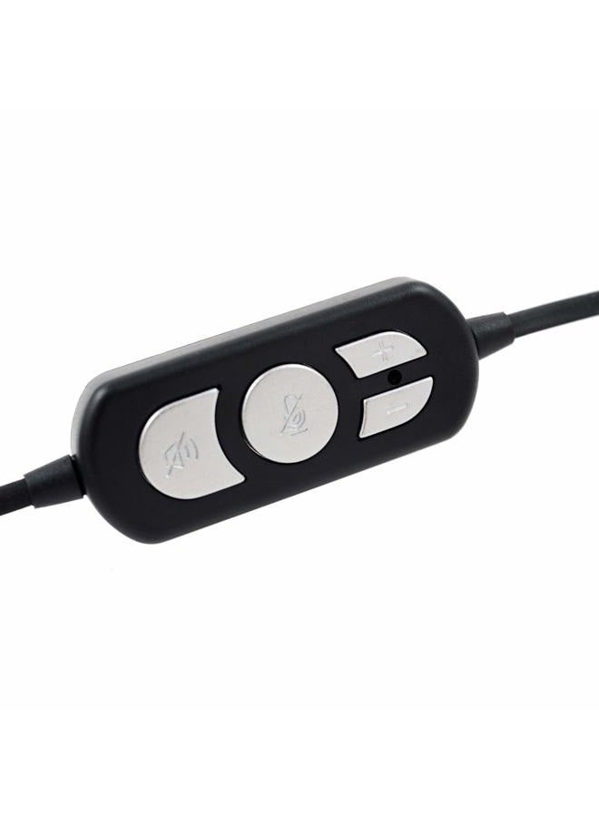iMicro Im320 USB Headset with Adjustable Microphone Noise Cancelling, Wired Headphone for PC, Laptop - Image 4