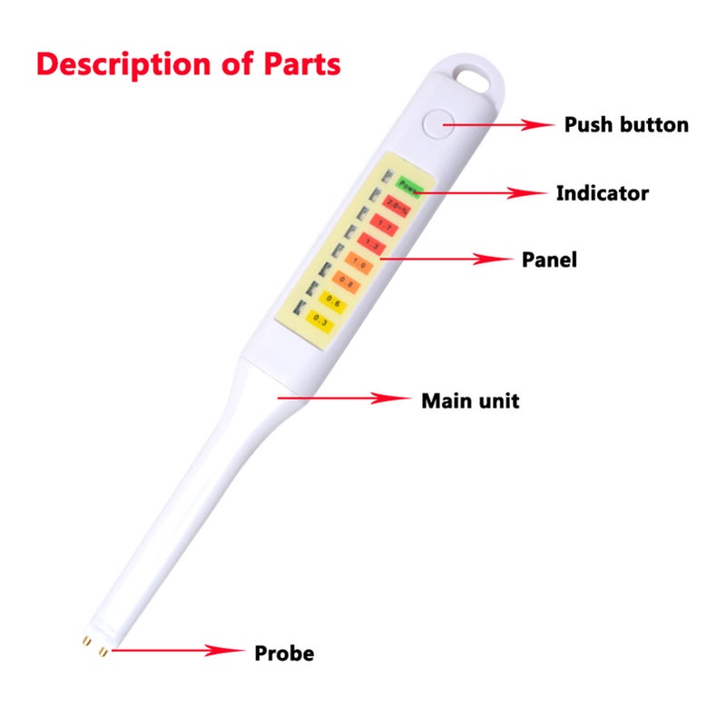 Food Salinity Tester Pen Type Salinity Meter Salt Concentration Meter Salinometer LED Indicator Screen for Home Kitchen - Image 2