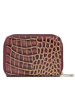 Caprese Miranda Zip Around Wallet for Women| Small, Burgundy | Multiple Card Slots with Stylish Animal Print | Perfect for Carrying Daily Essentials - pzsku/ZE0D771E60CA783D4E898Z/45/_/1736772449/534910ce-8ede-46a0-b1d4-8b56861f954a