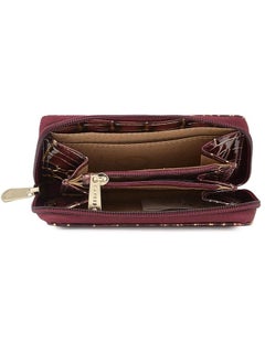 Caprese Miranda Zip Around Wallet for Women| Small, Burgundy | Multiple Card Slots with Stylish Animal Print | Perfect for Carrying Daily Essentials - pzsku/ZE0D771E60CA783D4E898Z/45/_/1736772459/ef1d36a8-9e1a-49d8-b458-7c45373207f0