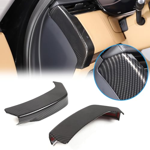 TINKI Car Interior Dash Side Trim Cover Scratch Protector Cover Compatible for Land Rover Range Rover Vogue L460 2023 2024+ Car Indoor Safety Decorative Cover Trim Accessories (Carbon Fiber) - Image 4