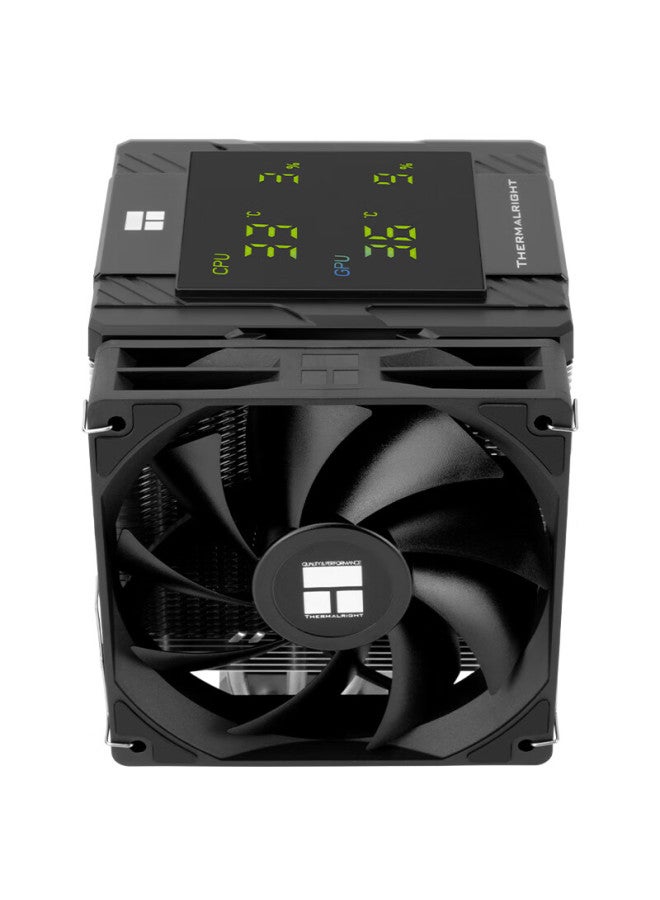 Thermalright Peerless Assassin 120 Digital Black Cpu Air Cooler With Six Heatpipes And Digital Display Pa120 Digital Black - Image 1