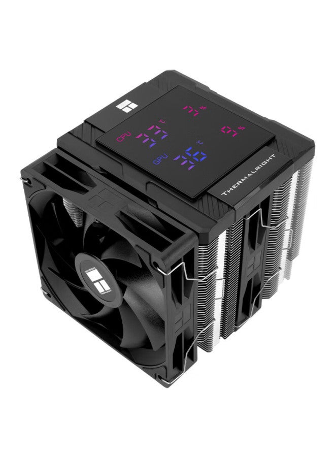 Thermalright Peerless Assassin 120 Digital Black Cpu Air Cooler With Six Heatpipes And Digital Display Pa120 Digital Black - Image 3