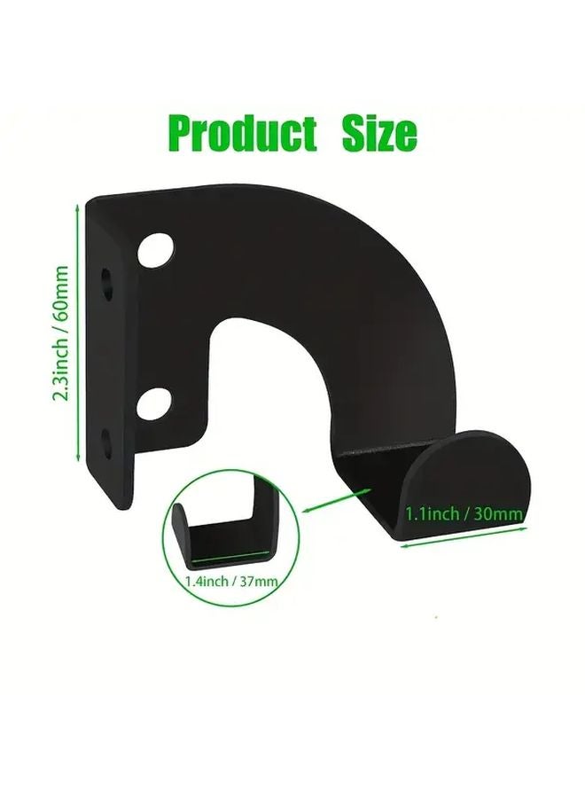 2Pcs Heavy Duty Chainsaw Hooks Wall Mounted Saw Storage Rack For Garden Garage Workshop - Image 2