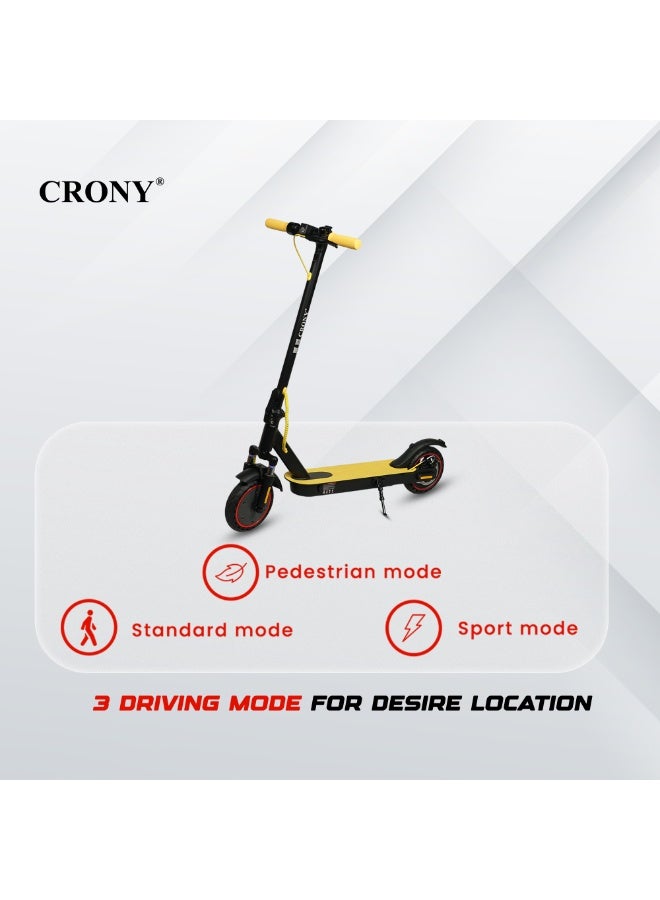 M365 high speed 250W Motor E-Scooter 25-45KM/H Speed, 36V/7.8AH Battery, 10-25KM Range, Front Suspension, Rear Disc Brakes, Aluminum Alloy Frame, 100KG Max Load, LED Headlamp, App Connectivity, Foldable & Portable Electric Scooter for Adults & Kids, Electric Scooter for Commuting & Leisure, Long-Range Motorized Scooter with Easy Folding, Lightweight High-Performance Commuter Skateboard，yellow
