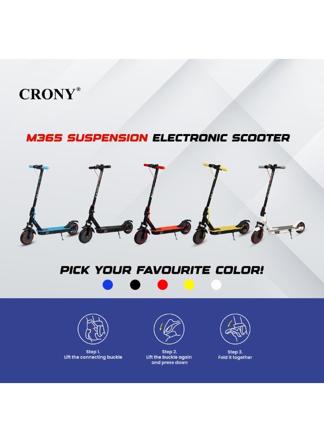 M365 high speed 250W Motor E-Scooter 25-45KM/H Speed, 36V/7.8AH Battery, 10-25KM Range, Front Suspension, Rear Disc Brakes, Aluminum Alloy Frame, 100KG Max Load, LED Headlamp, App Connectivity, Foldable & Portable Electric Scooter for Adults & Kids, Electric Scooter for Commuting & Leisure, Long-Range Motorized Scooter with Easy Folding, Lightweight High-Performance Commuter Skateboard，yellow