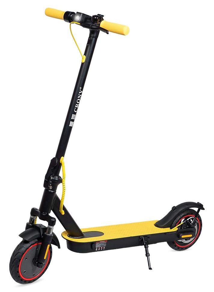 كروني سكوتر كهربائي M365 بمحرك 250 واط - سرعة 25-45 كم/ساعة، بطارية 36 فولت/7.8 أمبير/ساعة، مدى 10-25 كم، نظام تعليق أمامي، فرامل قرصية خلفية، هيكل من سبائك الألومنيوم، أقصى حمولة 100 كجم، مصباح أمامي LED، اتصال بالتطبيق، سكوتر كهربائي قابل للطي والحمل للبالغين والأطفال، سكوتر كهربائي للتنقل والترفيه، سكوتر كهربائي طويل المدى سهل الطي، لوح تزلج خفيف الوزن وعالي الأداء للتنقل، أصفر - Image 1