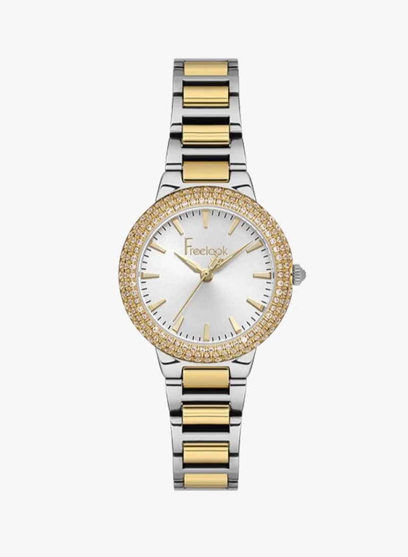 Freelook Paris Freelook - Charmant Women's Watch | Steel Case | Stainless Steel Band | Silver & Round Dial | Analog | Japanese Quartz | Mineral Glass | Premium Luxury Watch | Ideal Gift | Water Resistant 50 Meters