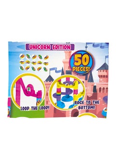 RMS 50 Marble Mountain Unicorn Edition – Loop The Loop Racing Game – 50 Pieces  - Image 2