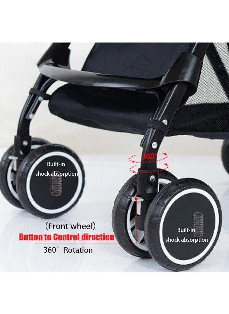 Lightweight Stroller with Compact Folding and Multi Position  Portable Handle Stroller Adaptable Stroller and Swivel Wheels - pzsku/ZE0D7E8E4D2489852EBBCZ/45/_/1738155730/7a23be81-bf72-4961-abc7-6556d1a1eb0b