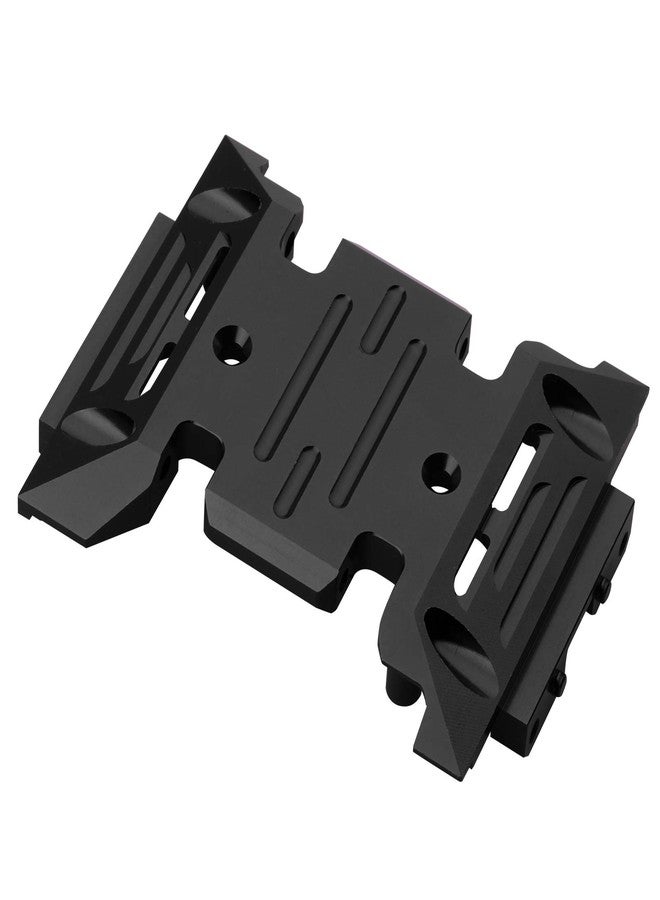HobbyPark Aluminum Center Transmission Skid Plate Mount for Axial SCX10 III Upgrades 1/10 RC Crawler AXI03007 Parts (Black) - Image 1