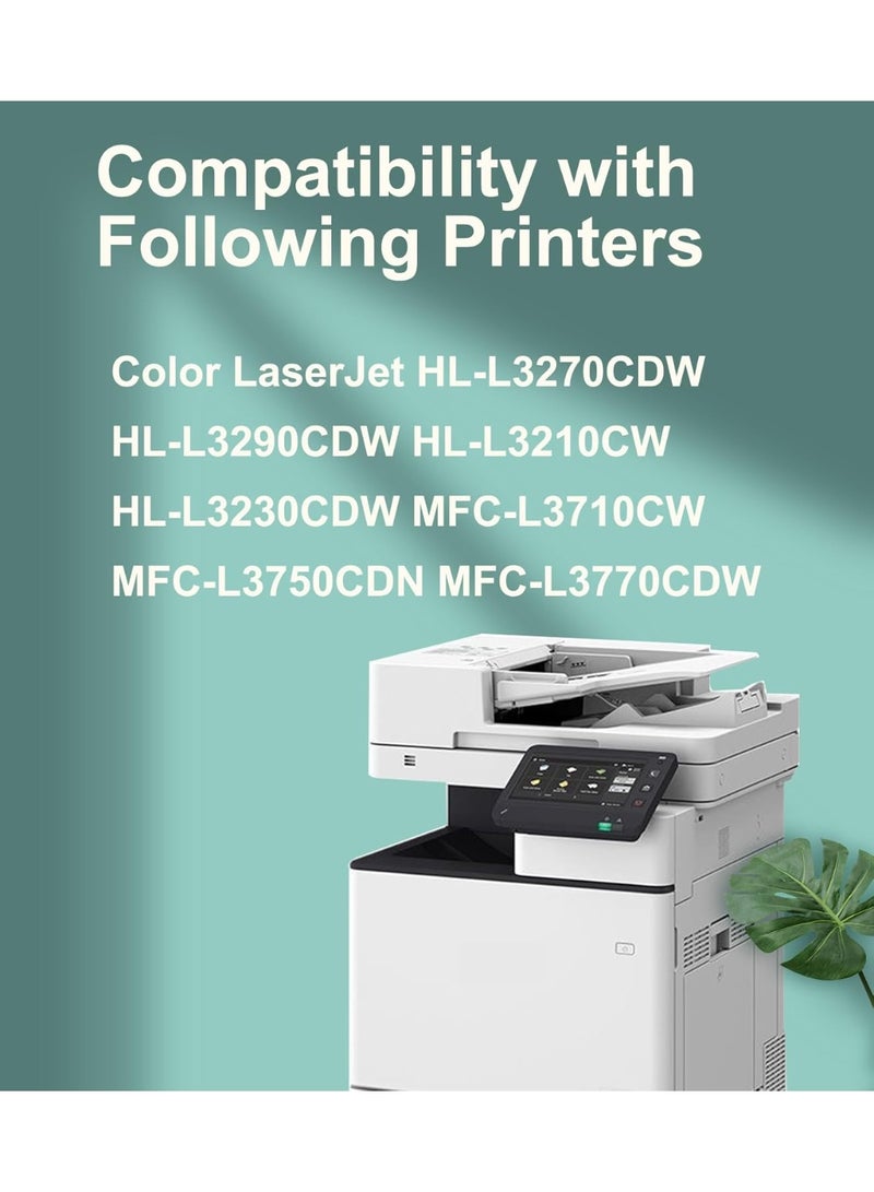 TN273 Toner Cartridges Replacement for Brother TN-273BK TN-273C TN-273M TN-273Y Color Toner Cartridge Set for MFC-L3750CDW DCP-L3510CDW DCP-L3551CDW Printers - Image 2