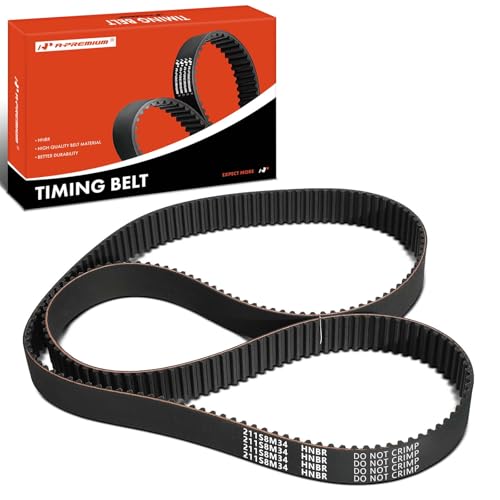 A-Premium Engine Timing Belt Compatible with Toyota & Lexus Cars - Tundra 2000-2009, 4Runner 2003-2009, Sequoia 2001-2009, Land Cruiser, GX470, GS400, GS430, LX470, LS400, LS430, SC400, SC430 - Image 1