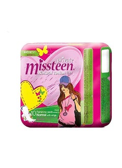 Private Extra Thin Miss Teen Women Pads  10 Pads 