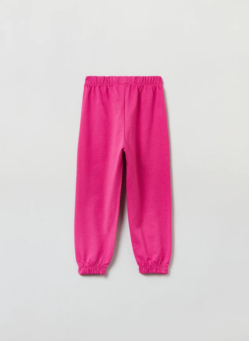 او في اس Fleece Joggers With Elasticated Edging