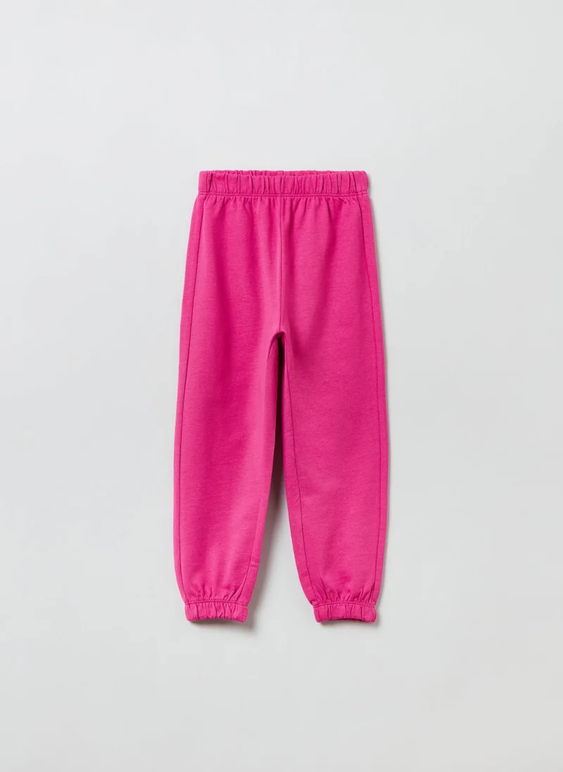 او في اس Fleece Joggers With Elasticated Edging