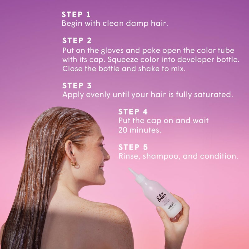dpHUE Color Dream, Dark Brown - Ammonia-Free, Demi-Permanent Hair Color - Lasts 16 Washes - Boosts Shine - Paraben & Sulfate Free, Leaping Bunny Certified - Image 3