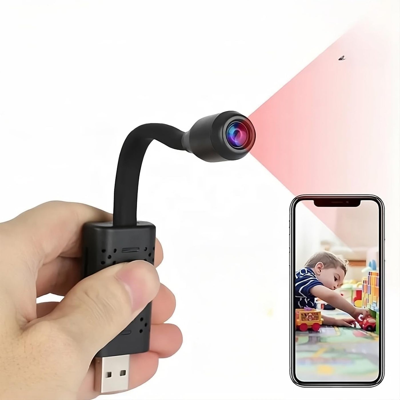 garyviz Garyviz Garyviz 1080p Full Usb Charger Type Camera Home Security Camera Support Upto Memory Cards Continuous Motion Based Recording Ideal For Homeoffice 128GB ZE0D821962CE9BE5670B2Z