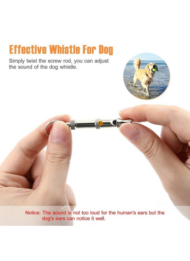 Sage Square Adjustable Pet Dog And Puppy Coach Canine Commands Quiet Control Training Whistle (Pack Of 2)  - Image 4
