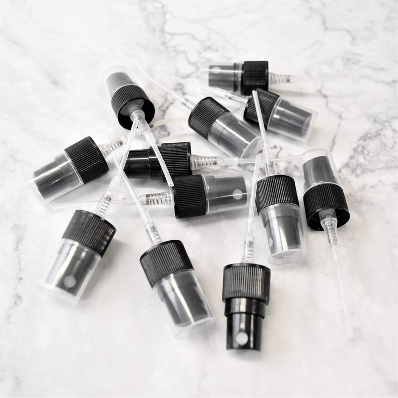 Holistic Oils Spray Tops for Essential Oil Bottles - 12 Essential Oil Spray Bottle Tops Oil Spray Tops Oil Mist Sprayer Replacement Pump Reusable Tops for 5 ml, 15 ml 20 ml Essential Oil Bottles - Image 3