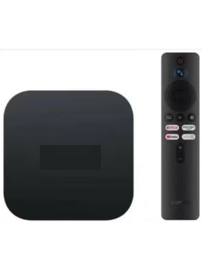 TV Box S (3rd Gen) Android TV Box with 4K Ultra HD Streaming | Dolby Audio & DTS Surround | Built-in Chromecast & Google Assistant | Dual-Band Wi-Fi & Bluetooth for Fast Connectivity | Voice Remote with One-Touch Access | Smart Home Integration – Black - Image 1