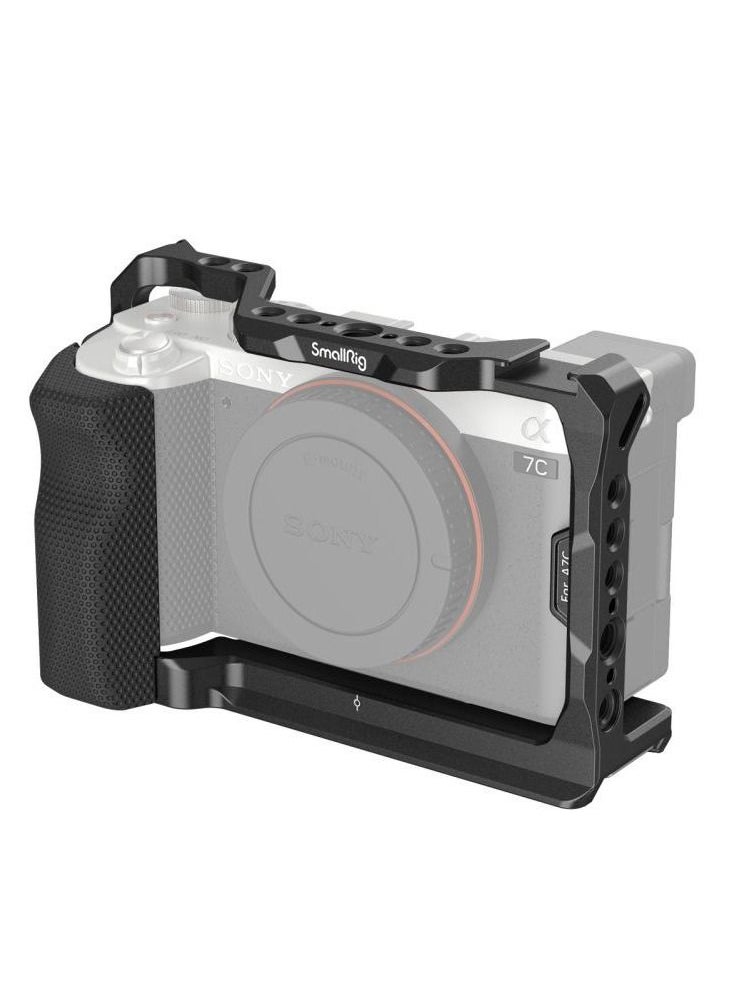 SMALLRIG - SmallRig 3212B Cage with Side Handle for Sony Alpha 7C Camera - Image 1