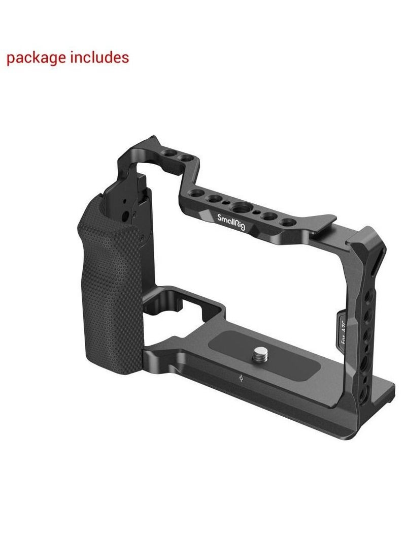 SMALLRIG - SmallRig 3212B Cage with Side Handle for Sony Alpha 7C Camera - Image 1