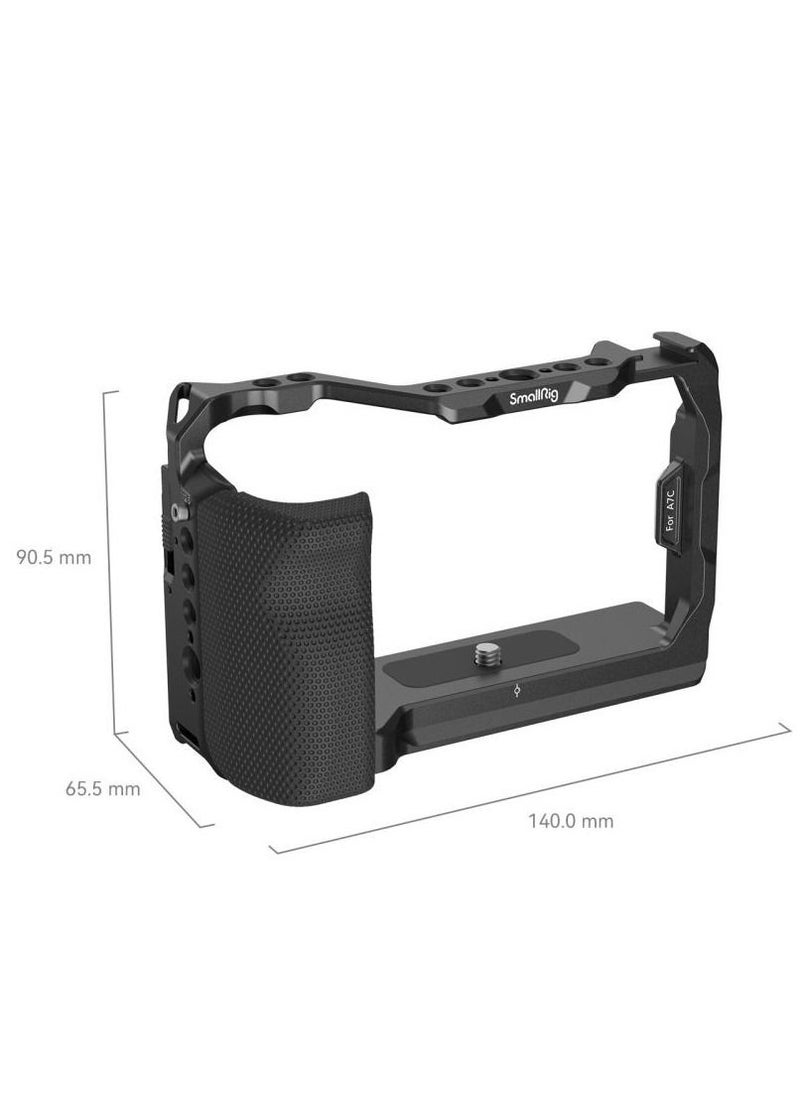 SMALLRIG - SmallRig 3212B Cage with Side Handle for Sony Alpha 7C Camera - Image 1
