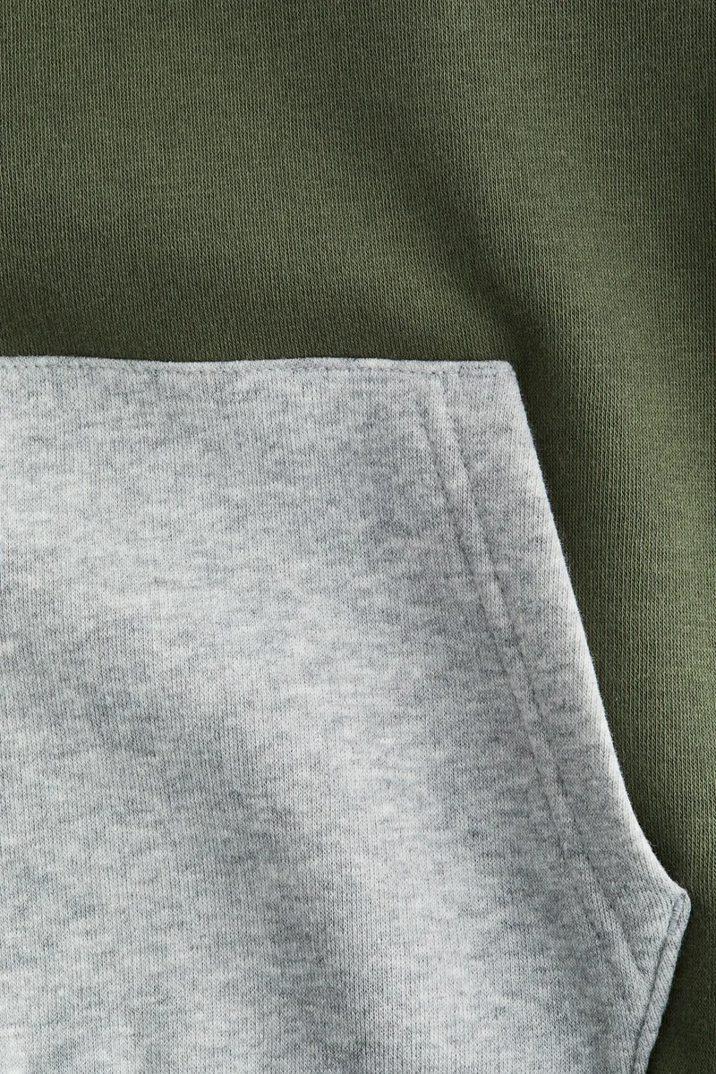 H&M Block-coloured hoodie
