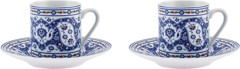 كاراجا Gülhane Coffee Cup Set for 2 People 80 ml