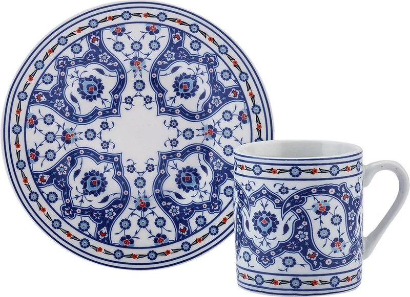 كاراجا Gülhane Coffee Cup Set for 2 People 80 ml