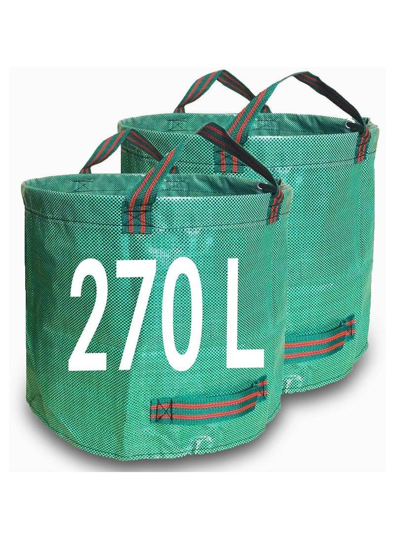 general Garden Waste Bags Heavy Duty Garden Bag, Reusable Garden Bag with Handle, Ideal for Collecting Garden Waste, Plant Waste and Leaves (270L) - Image 1