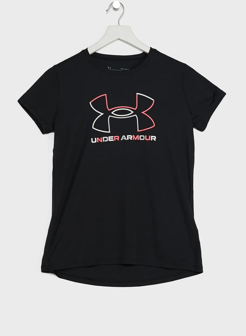 UNDER ARMOUR Youth Tech Big Logo T-Shirt