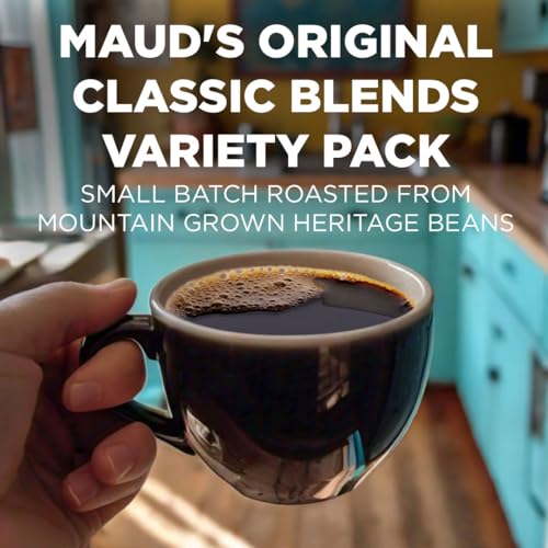 MAUD'S Mauds Original Coffee Pods Variety Pack 80 ct 9 Assorted Roasts Dark  Medium Roast Coffee in Single Serve Pods  100 Arabica Coffee Compatible with Keurig K Cups Maker - Image 5