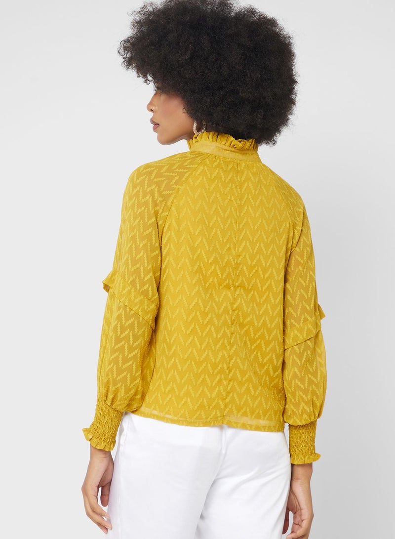 ELLA Puff Sleeve Top - Image 2