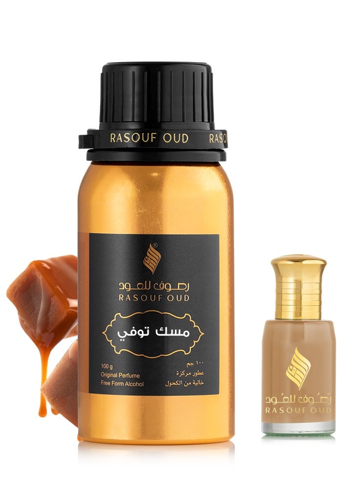 RASOUF Musk Toffee Scented Oil Perfume - 100g - Image 1