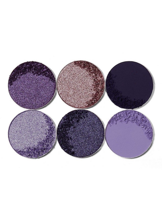 Juvia's Place لوحة ظلال العيون البنفسجي مكياج عيون احترافي وملون بلمسة نهائية خالية من العيوب ناعمة وطبيعية أو ظلال براقة كاملة من 6 ألوان - Image 4