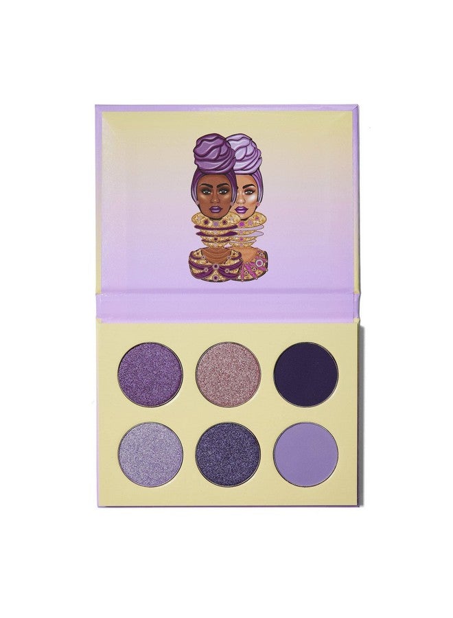 Juvia's Place لوحة ظلال العيون البنفسجي مكياج عيون احترافي وملون بلمسة نهائية خالية من العيوب ناعمة وطبيعية أو ظلال براقة كاملة من 6 ألوان - Image 3