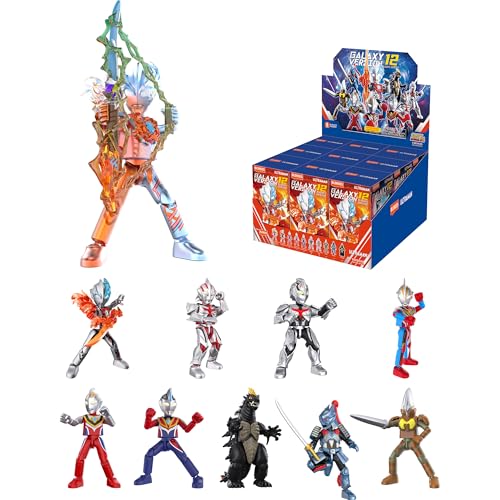 BLOKEES Ultraman Galaxy Version 9pc PDQ Wave 12 Blazars Starlight 9 Model Kits Ages 9 - Image 1