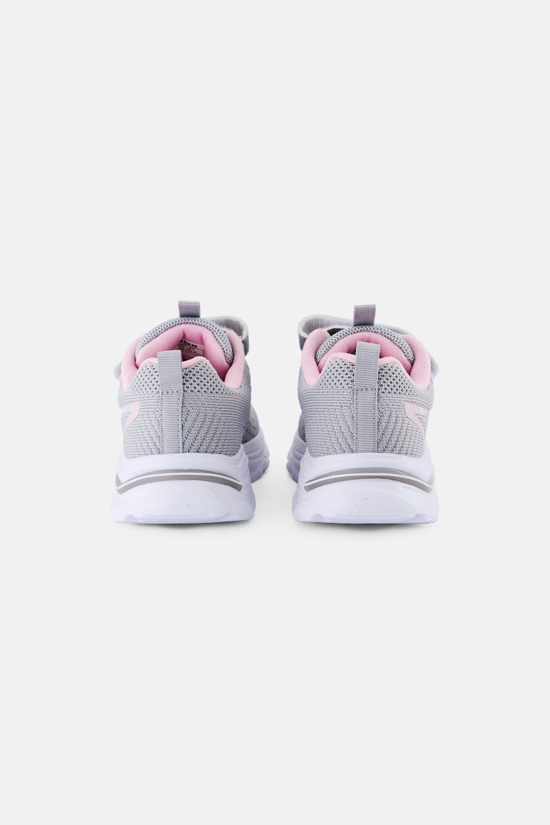 RBX Kids Girl Velcro Closure Outdoor Shoes, Grey - Image 4