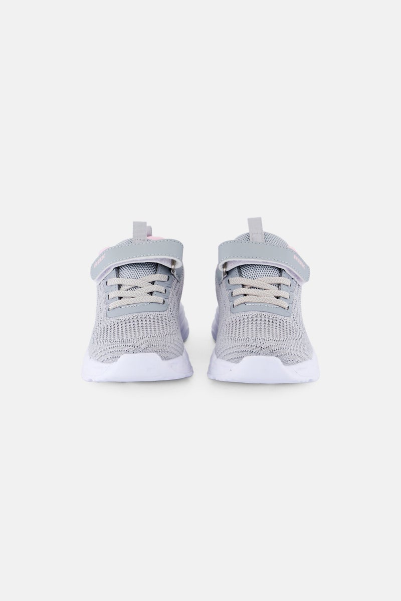 RBX Kids Girl Velcro Closure Outdoor Shoes, Grey - Image 2