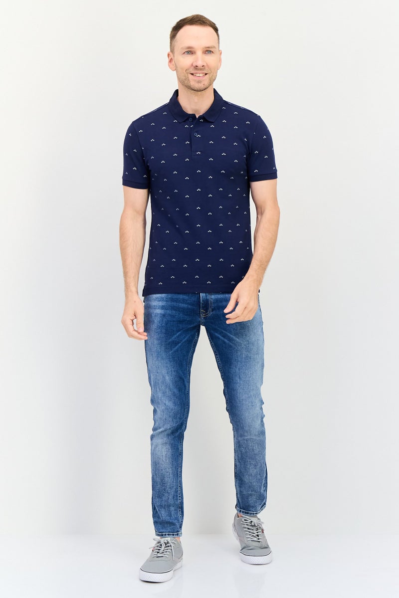 Levi's تي شيرت بولو بأكمام قصيرة للرجال بتصميم مطبوع عادي، متعدد الألوان - Image 4