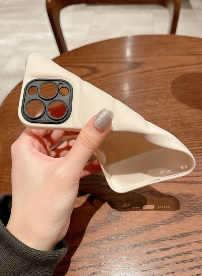 VR CREATIVE White Puffer Jacket Case (Matte) for Apple Iphone 13 Pro Max - Image 5