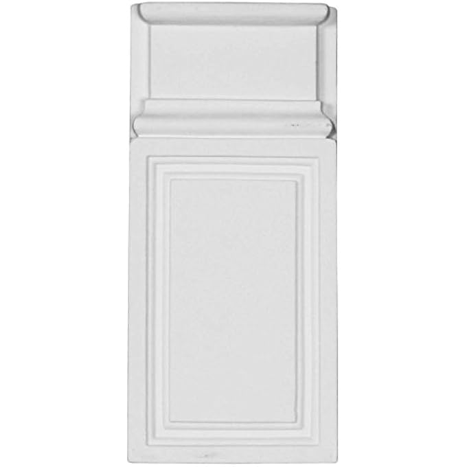PB04X10X01CL CLASSIC PLINTH BLOCK, WHITE - Image 1