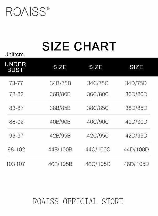 roaiss - Large Size Women's Charm Lace Bras Push Up Daily Underwire Ultra Thin Three-quarter Cup Bras Leisure Comfort Soft Breathable Underwear Everyday Lingerie - Image 1